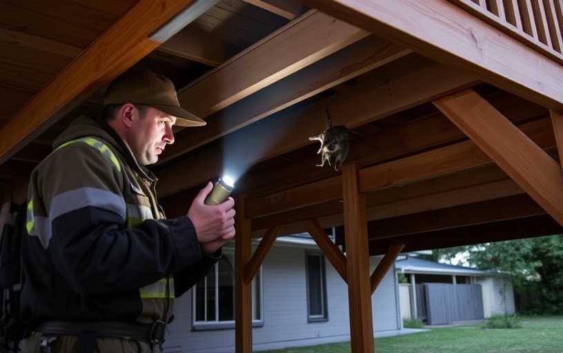 Under Deck Possum Removal in Parkdale